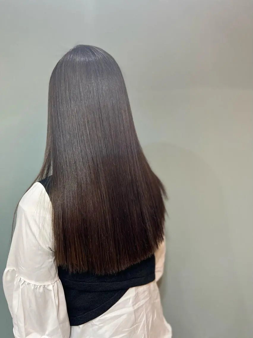 ロング カラー くせ毛 カット ヘアカラー トリートメント フェムフィット導入 個室空間✨佐藤華成のヘアスタイル