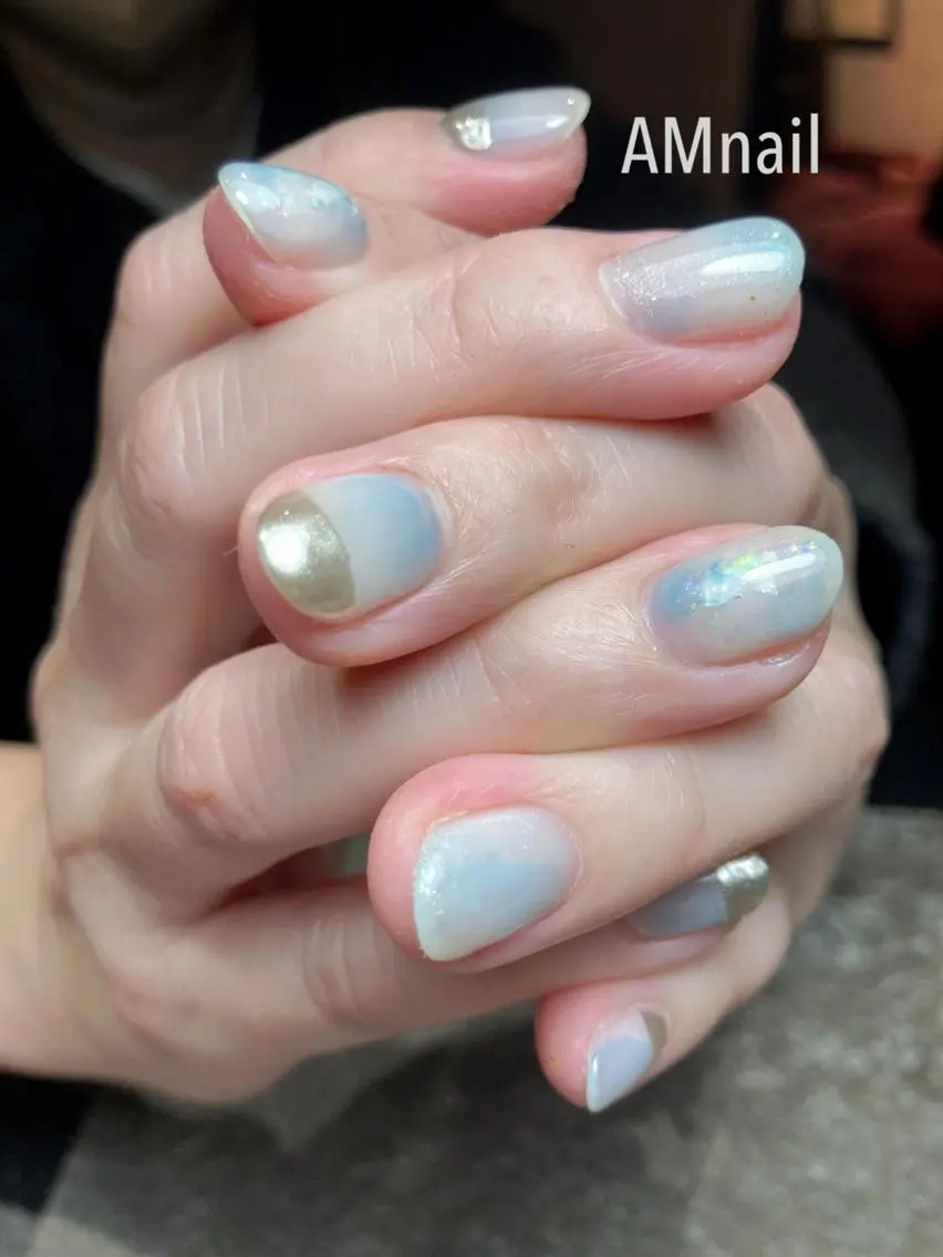 ネイル アートネイル 持ち込み ハンドネイル Am:nail 柏 SUE（スゥ）のネイルデザイン