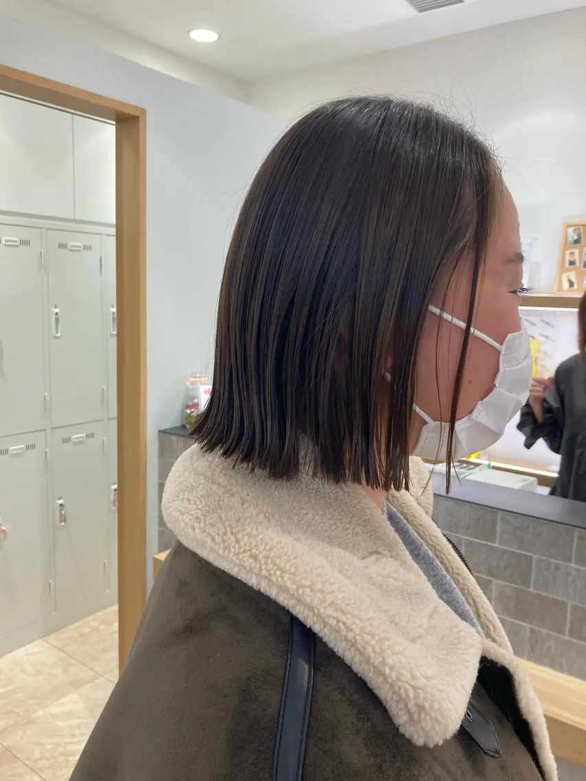 ショート ボブ カット cyan SANAMIのヘアスタイル