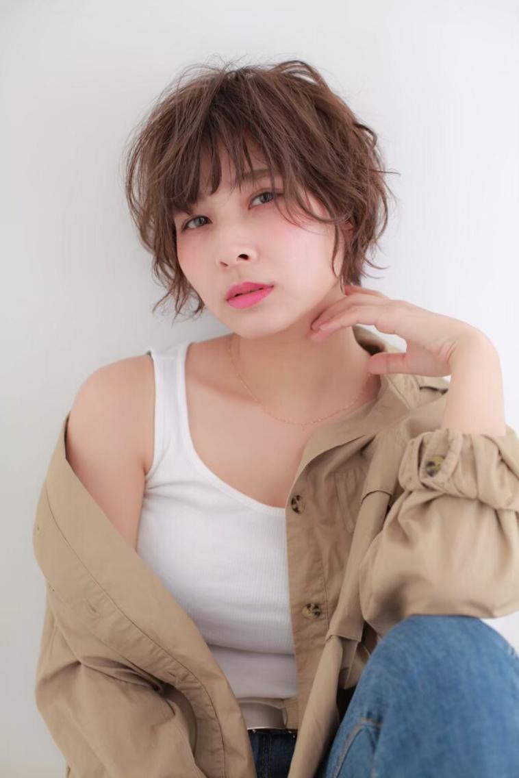 ショート 岸川 恭子のヘアスタイル