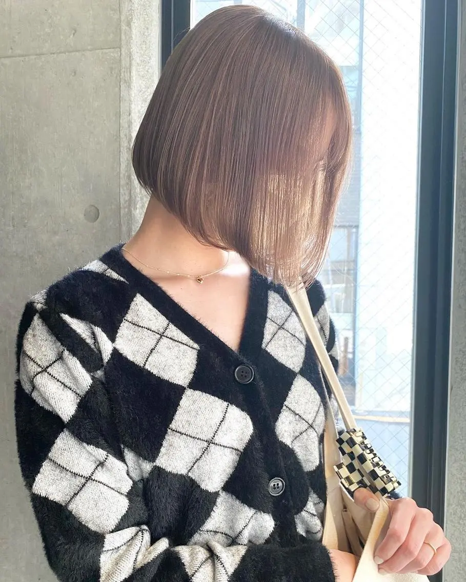 ショート カラー ブラウンカラー ショートヘア 🌼ベージュ/暖色 🌼すずのヘアスタイル
