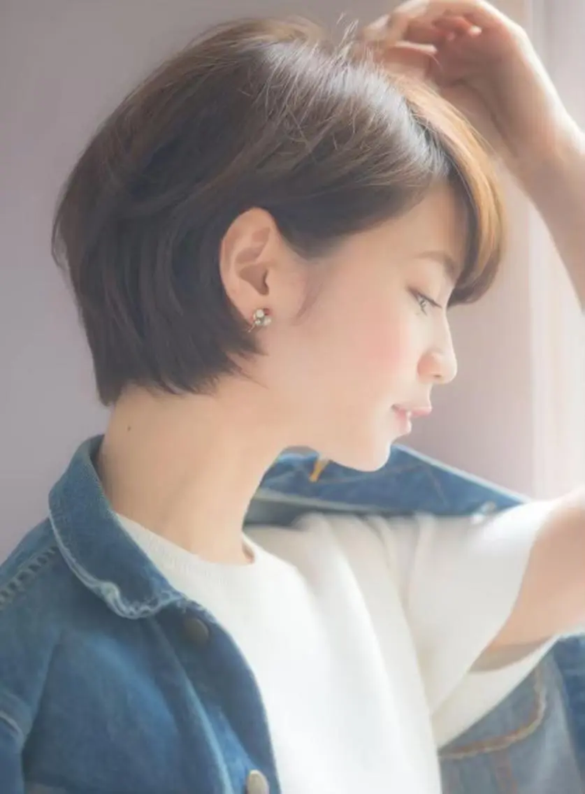 ショート カラー パーマ ヘアアレンジ カット ヘアカラー トリートメント 大橋 輝久のヘアスタイル
