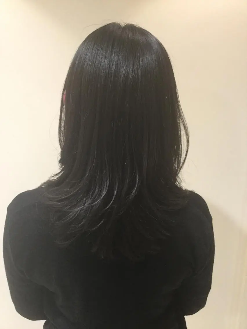 ミディアム レイヤーカット 桝野 尚也のヘアスタイル