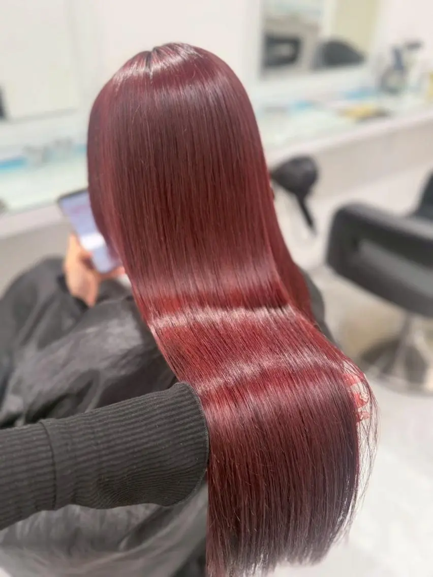 カラー ブリーチなし🥣🤍 ベージュ♡表参道のヘアスタイル