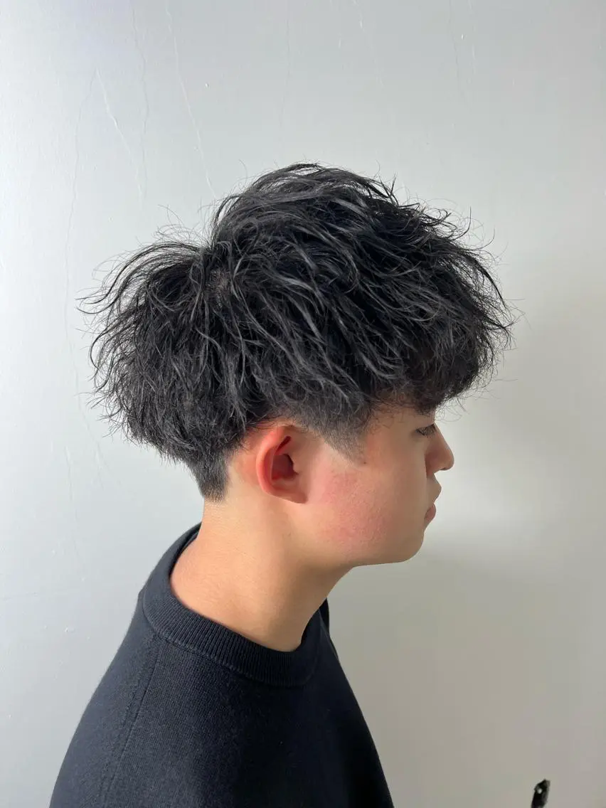 パーマ メンズ ヘアカラー 柏メンズカットパーマ NO.1タイチのヘアスタイル