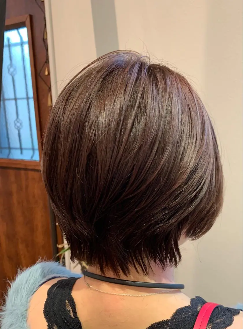 ショート カット ヘアカラー トリートメント HairDesign JAMのヘアスタイル