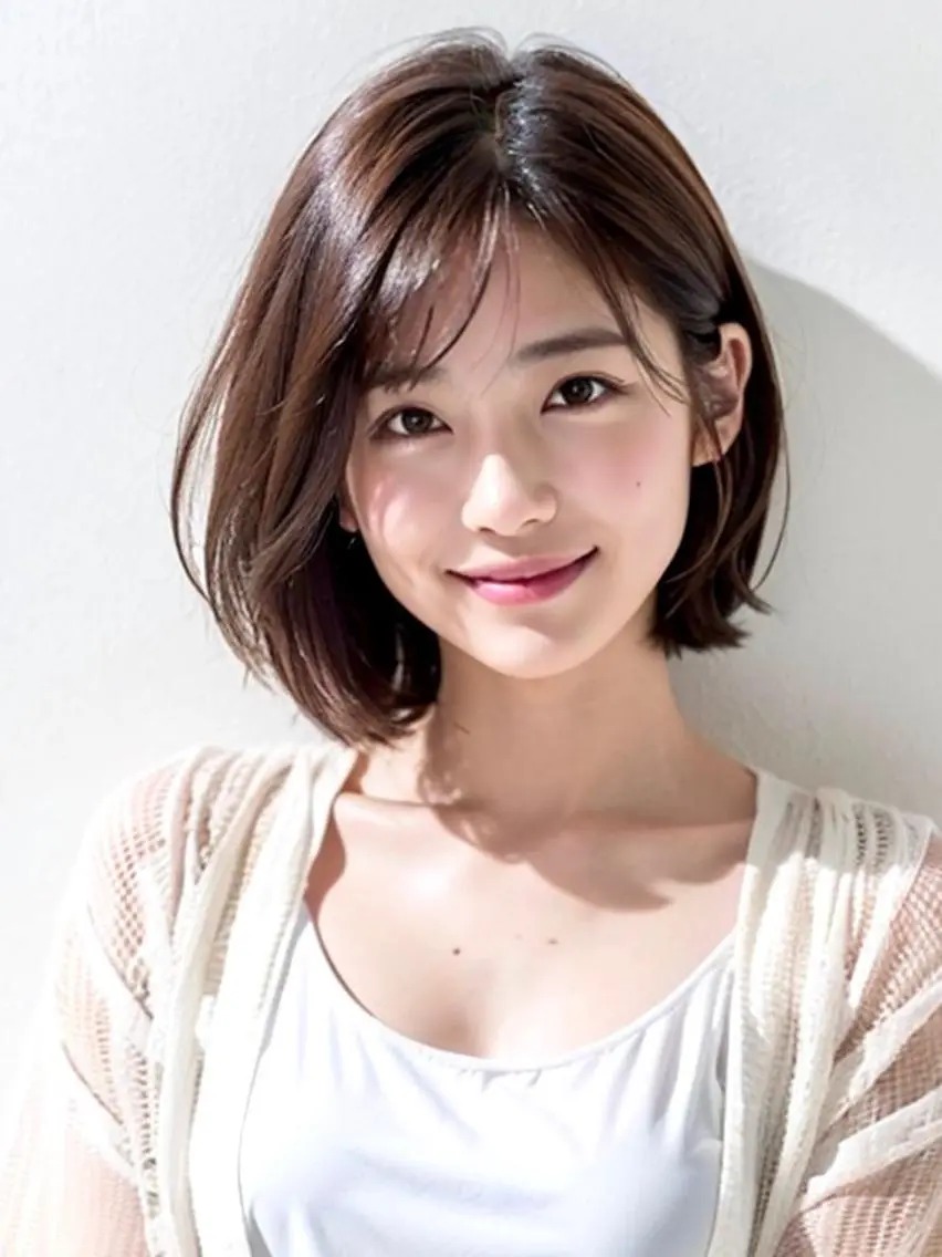 ショート カット ヘアカラー トリートメント La Ruelle 江曽島店/髪質改善のヘアスタイル