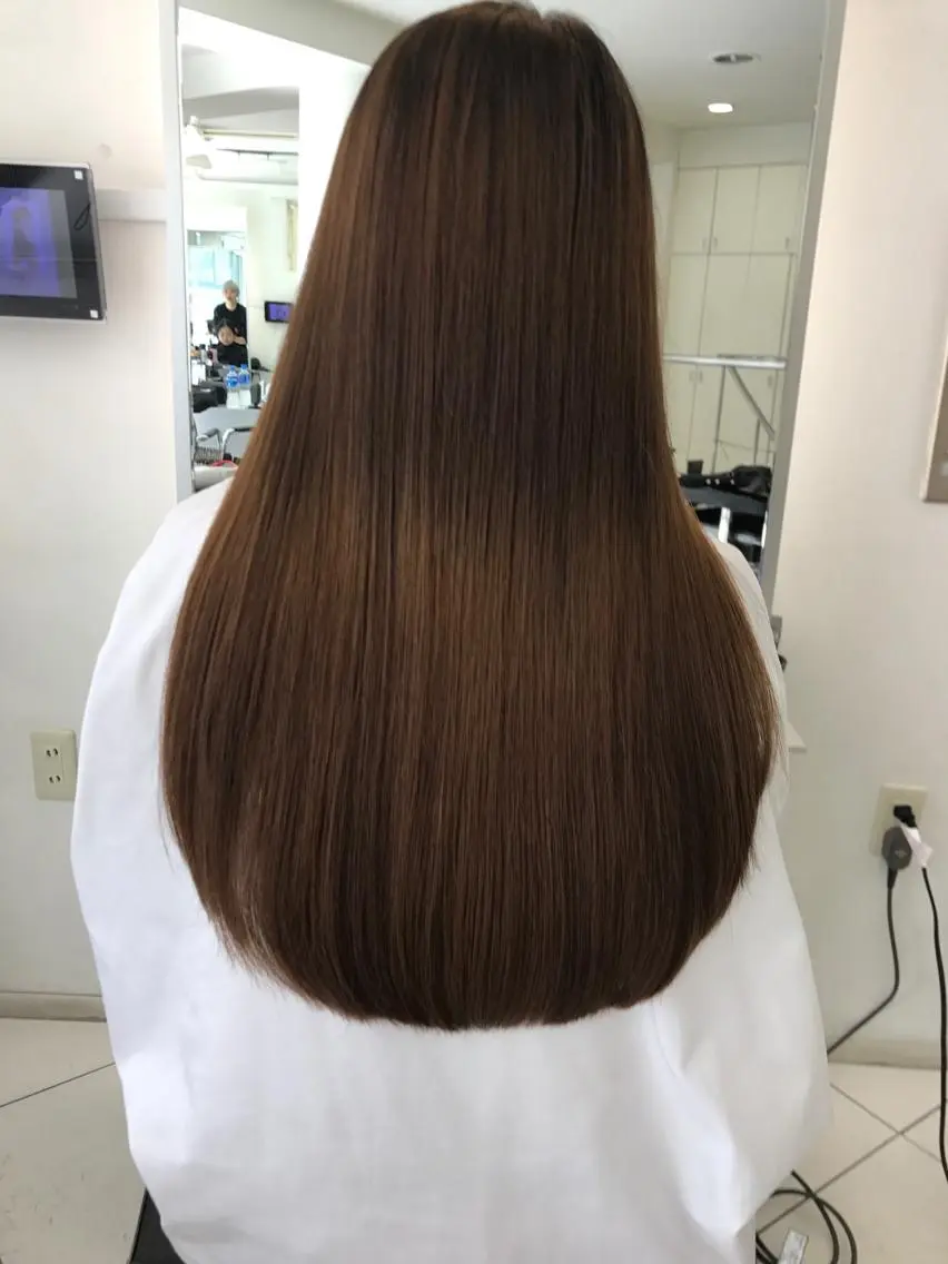 ロング 大石 さやかのヘアスタイル
