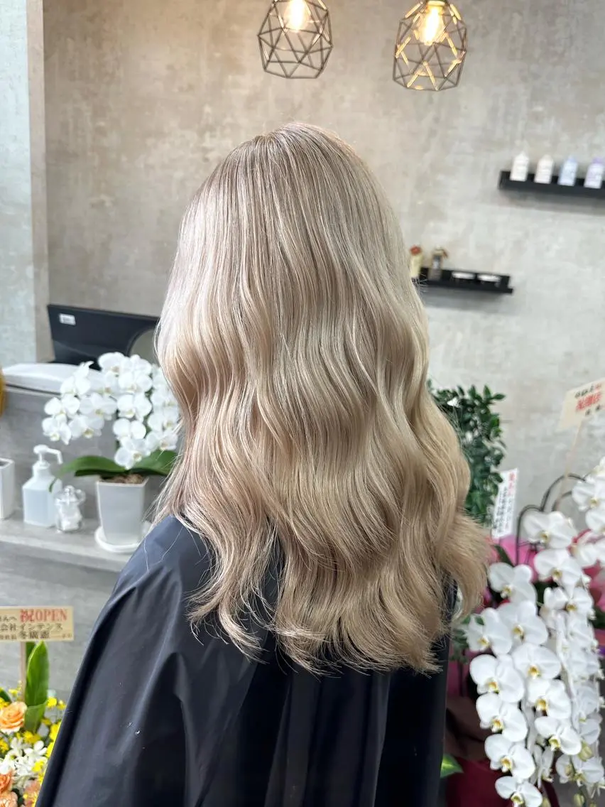 セミロング カラー ヘアカラー トリートメント epi エピのヘアスタイル
