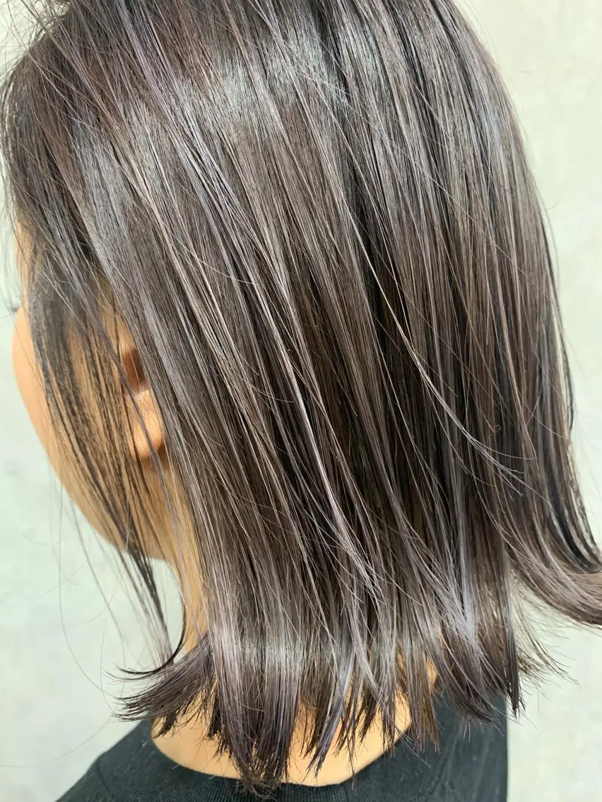 ミディアム カラー 髪質改善 makiuchiのヘアスタイル