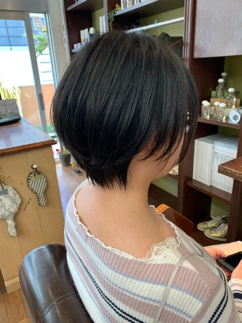 ショート ハンサムショート ショートヘア カット カット特化美容師 齋藤桐のヘアスタイル