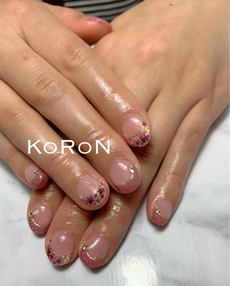 ネイル ハンドネイル 自宅サロン鎌倉 KORONのネイルデザイン