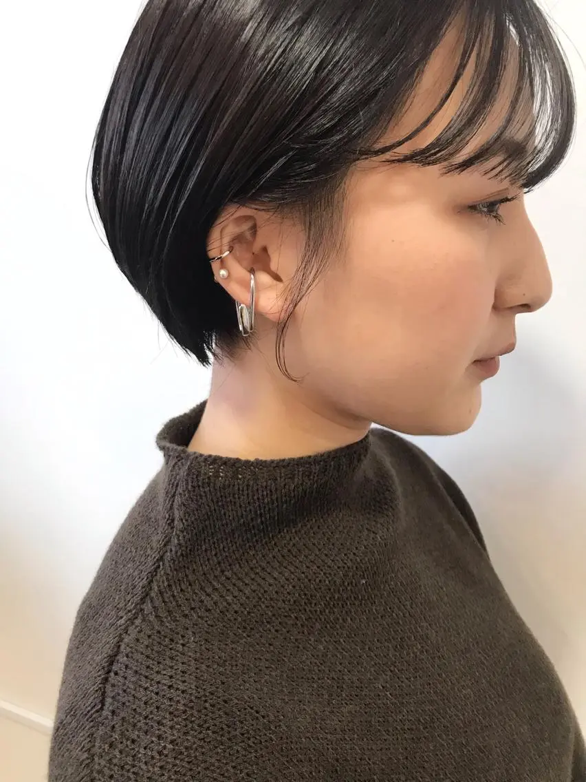 ショート ボブ カット カラーリスト菅野 竜矢🌈のヘアスタイル