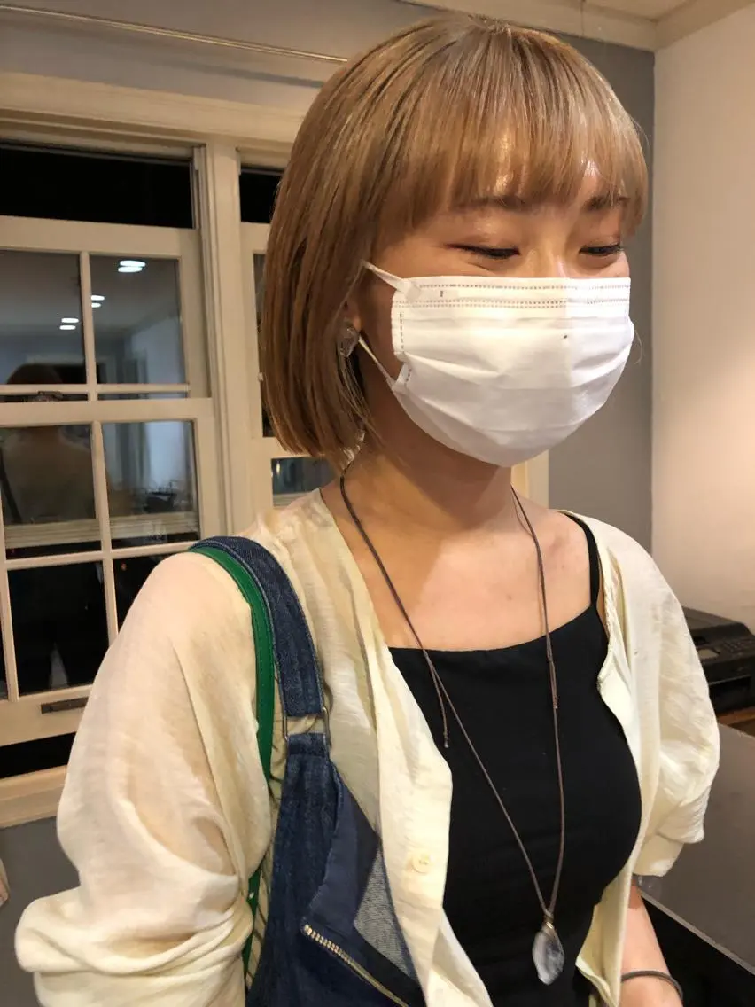 ミディアム カラー eri kinjoのヘアスタイル
