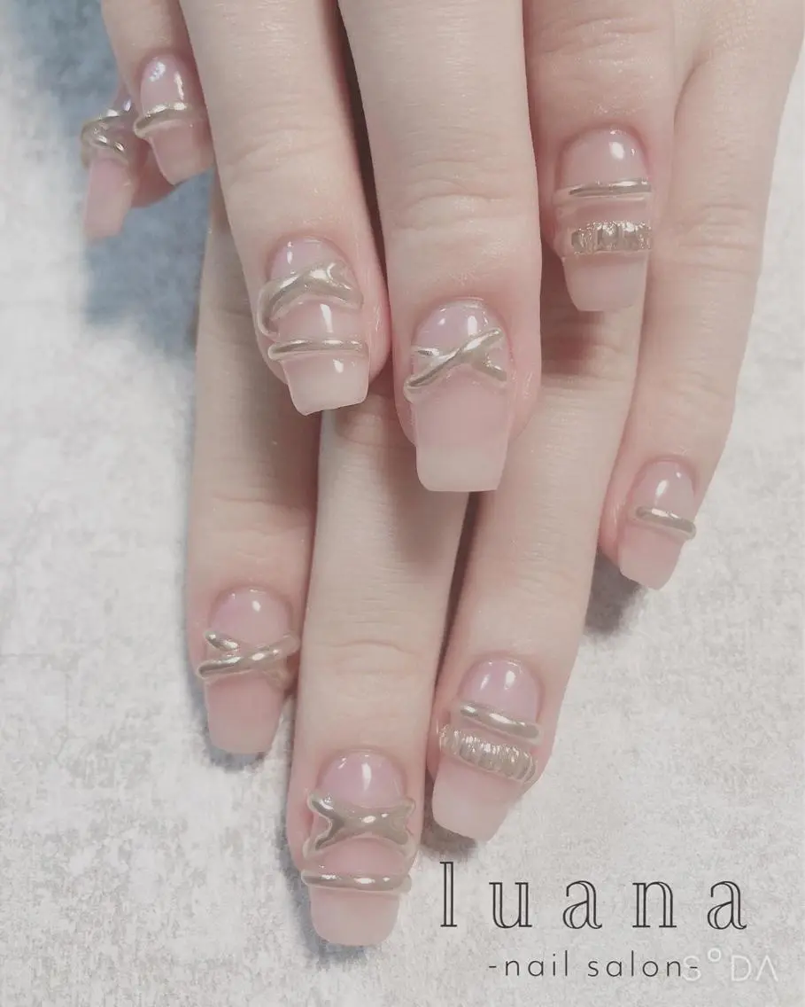 ネイル ジェルネイル 持ち込み luana ネイルサロンのネイルデザイン