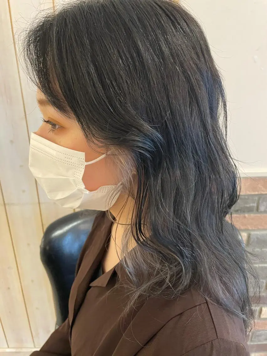 セミロング 中井 茅佳のヘアスタイル