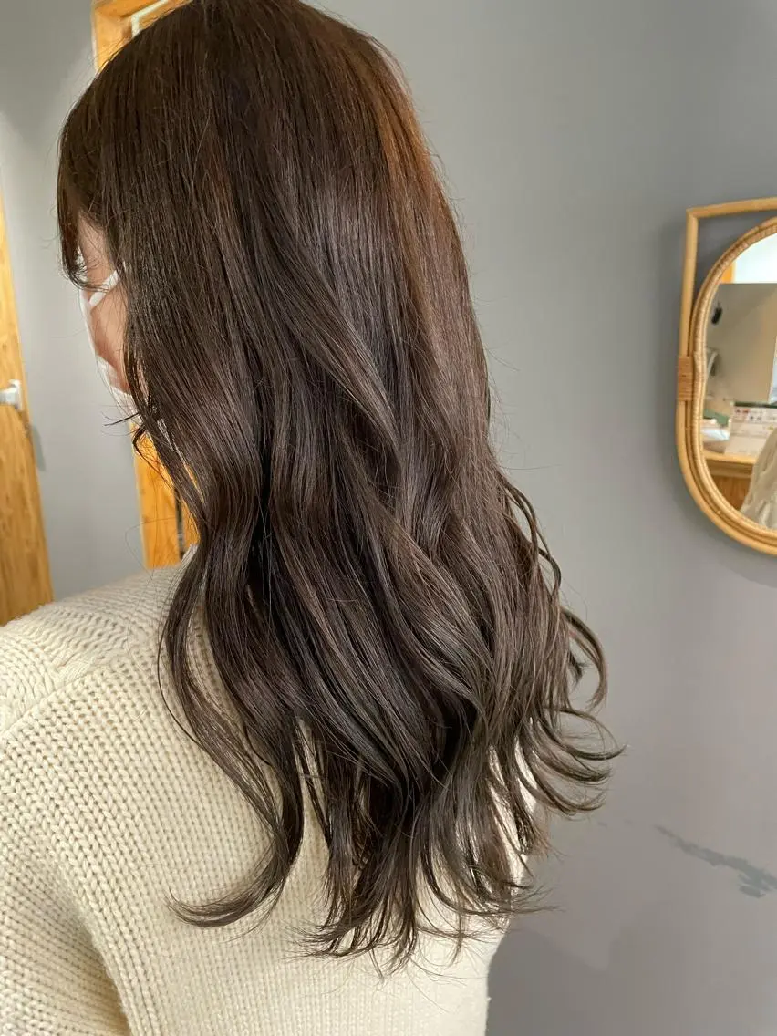 ロング カラー ヘアアレンジ ヘアカラー CEINE loq ‪🍒なつきのヘアスタイル