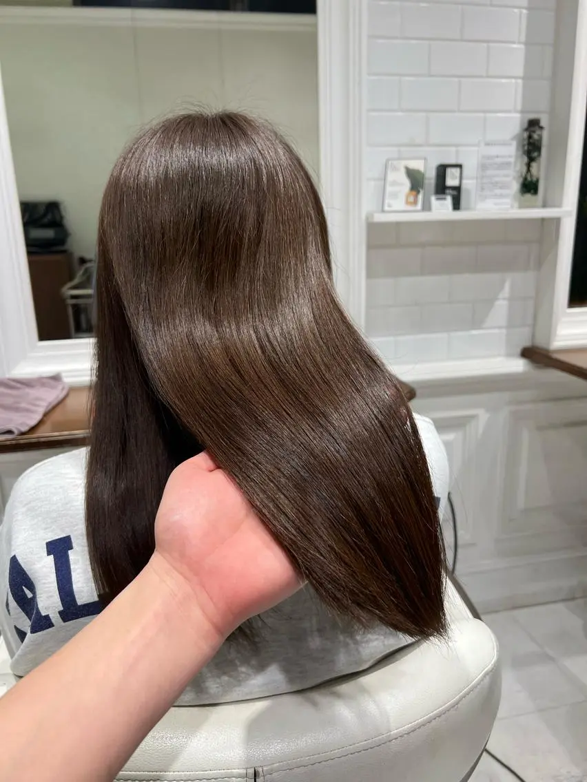 ロング カラー ハラユウタ 千歳船橋駅のヘアスタイル