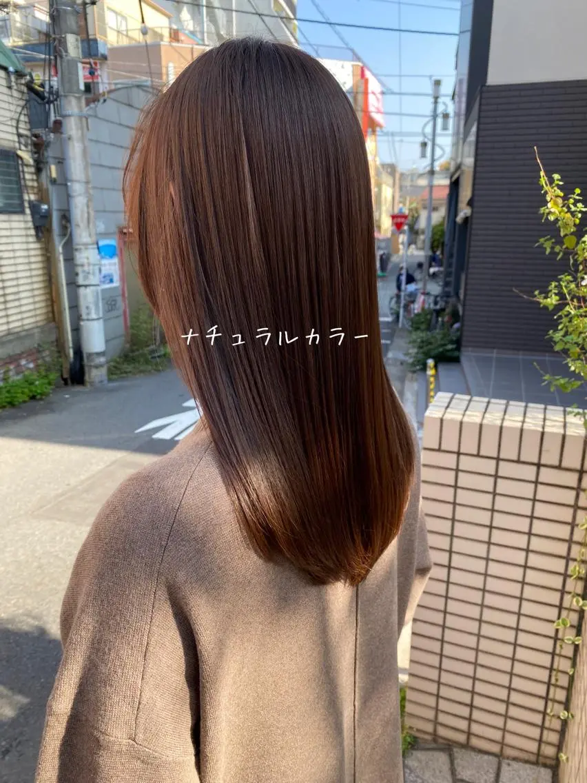ロング カット ヘアカラー CASANE 大橋康智のヘアスタイル