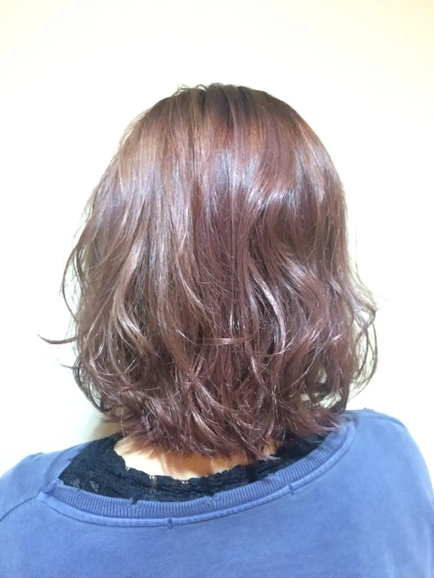 ミディアム カラー パーマ ヘアアレンジ メンズパーマの巨匠 鈴木純のヘアスタイル
