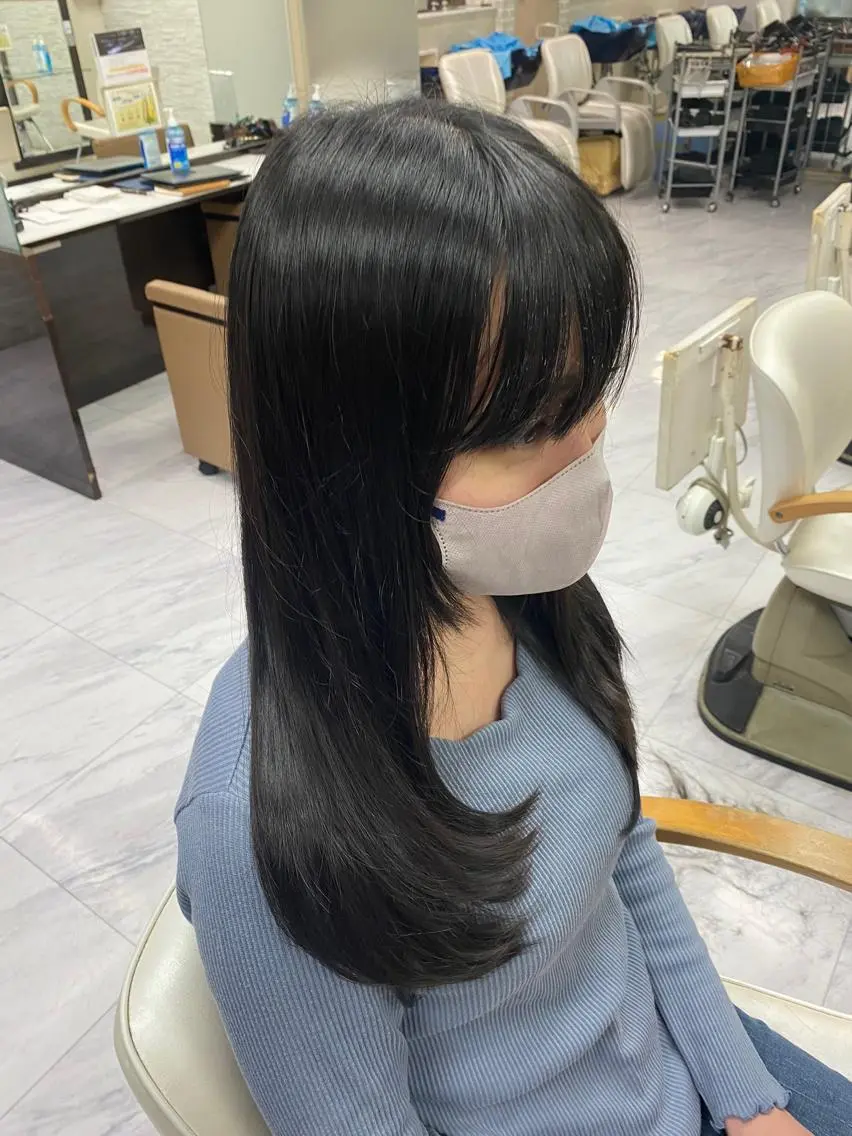 ロング レイヤーカット シャギー 目黒 碧人のヘアスタイル
