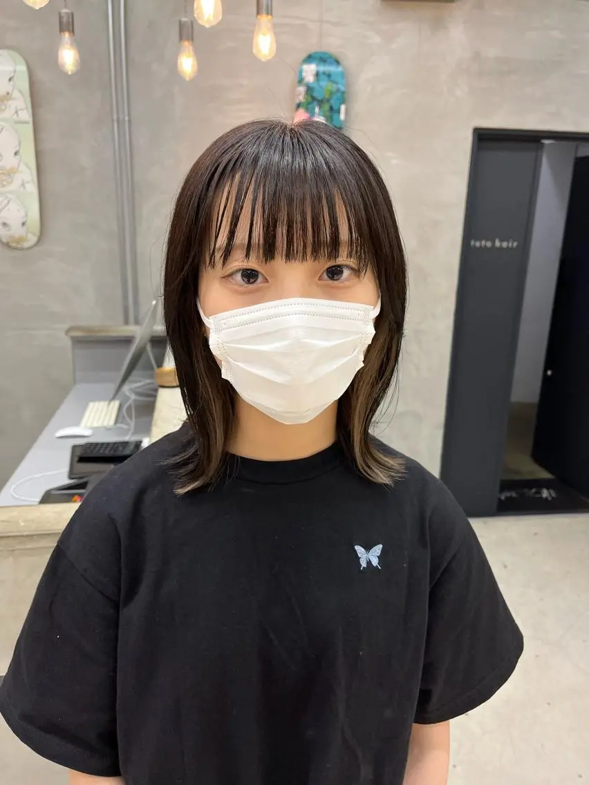 ミディアム 村田 春歌のヘアスタイル