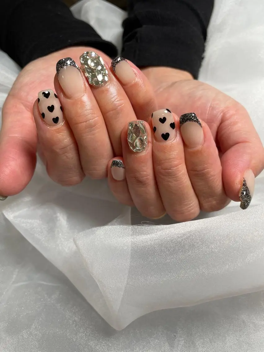 ショート ネイル ハンドネイル nail salon neigeのネイルデザイン