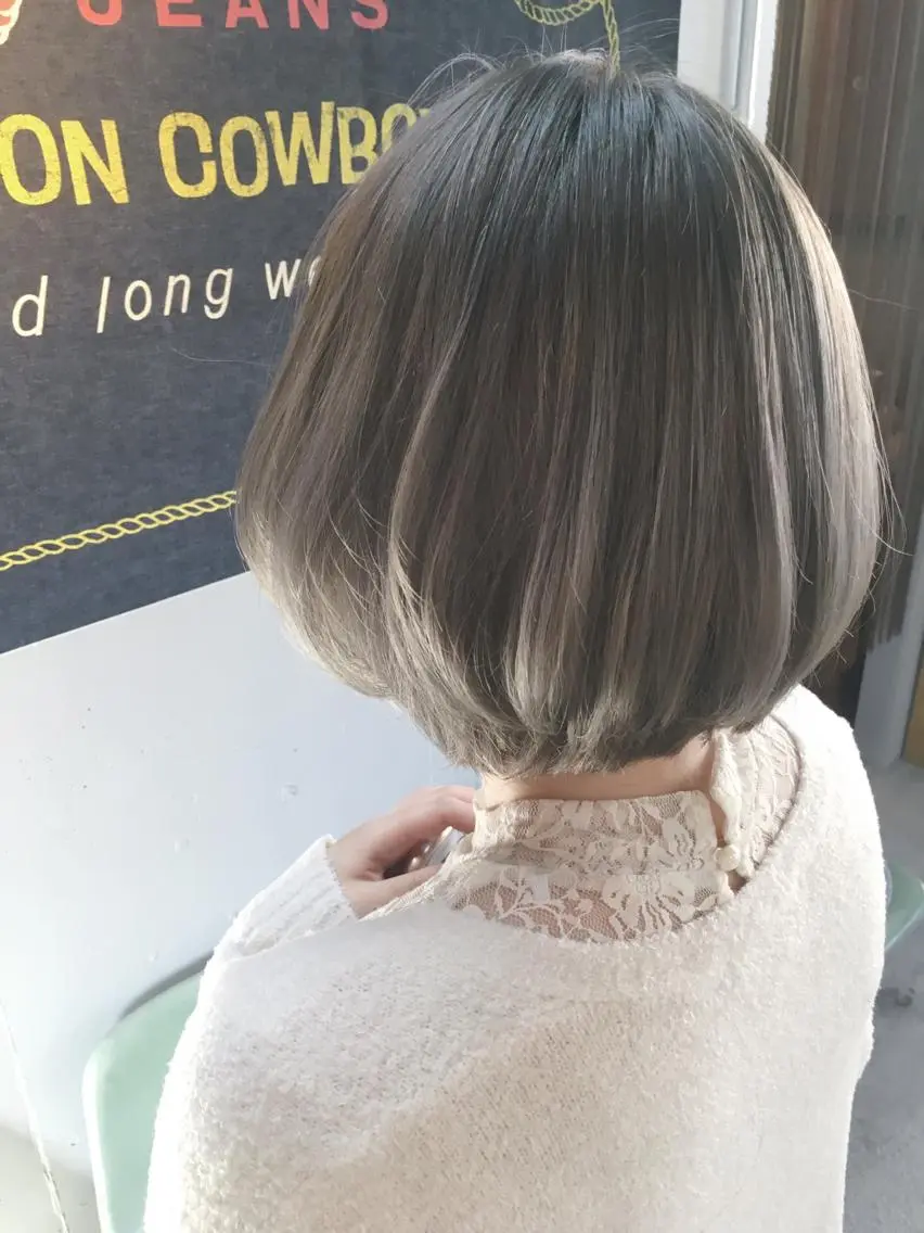 ショート カラー グレージュ 外国人風カラー ヘアカラー トリートメント 代表 中島貴志のヘアスタイル
