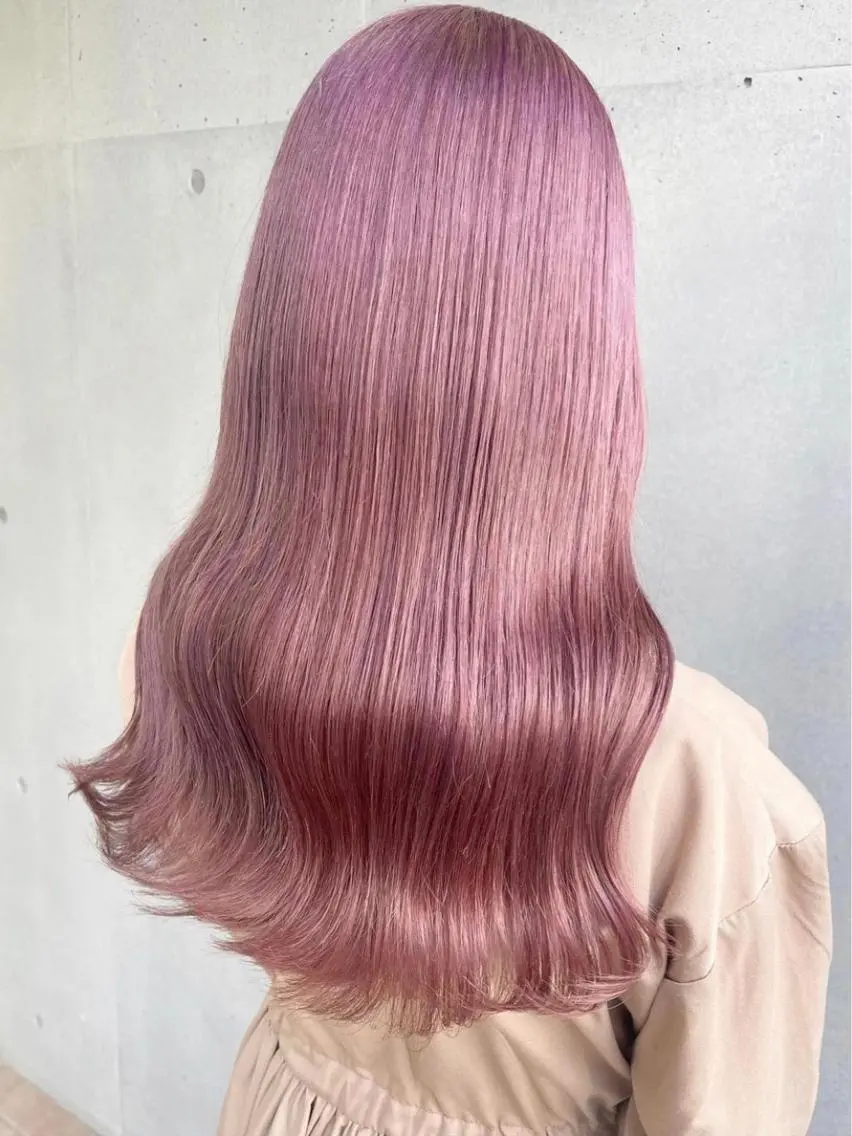 ロング カラー ヘアアレンジ ヘアカラー トリートメント 🎀暖色カラー🎀 ♡yurika♡のヘアスタイル