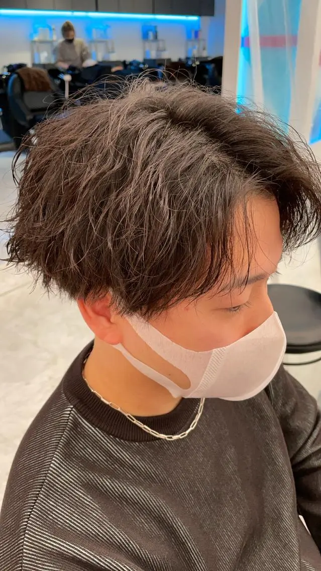 ミディアム カラー パーマ ヘアアレンジ メンズ キッズ メンズ特化美容師 aiの眉毛・アイブロウイメージ