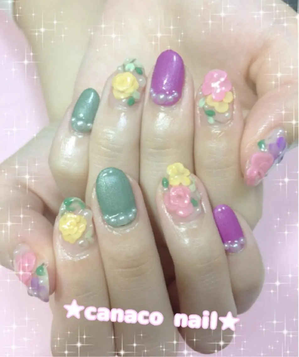 ネイル アートネイル ハンドネイル ハンドケア ベテランネイル cnc nailのネイルデザイン