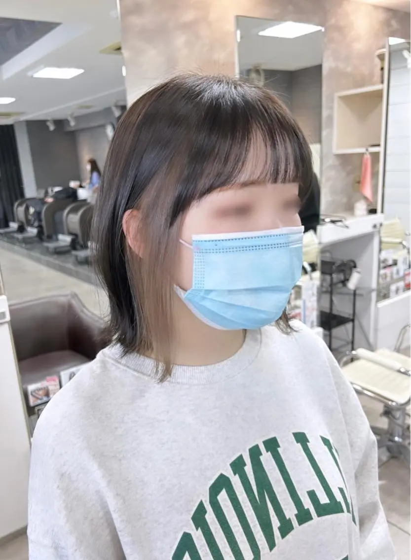 ショート ヘアカラー レイヤー/艶髪カラー 森本くるみのヘアスタイル