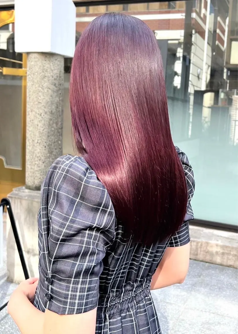 セミロング ヘアカラー トリートメント ヘッドスパ 韓国系レイヤー特化 hiroのヘアスタイル