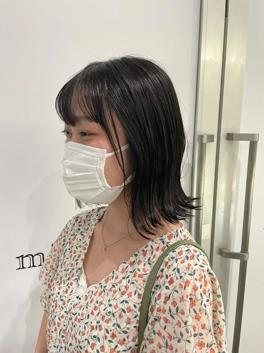 ショート 切りっぱなしボブ ボブ 不破一輝/名古屋/ ボブ/レイヤー/艶髪のヘアスタイル