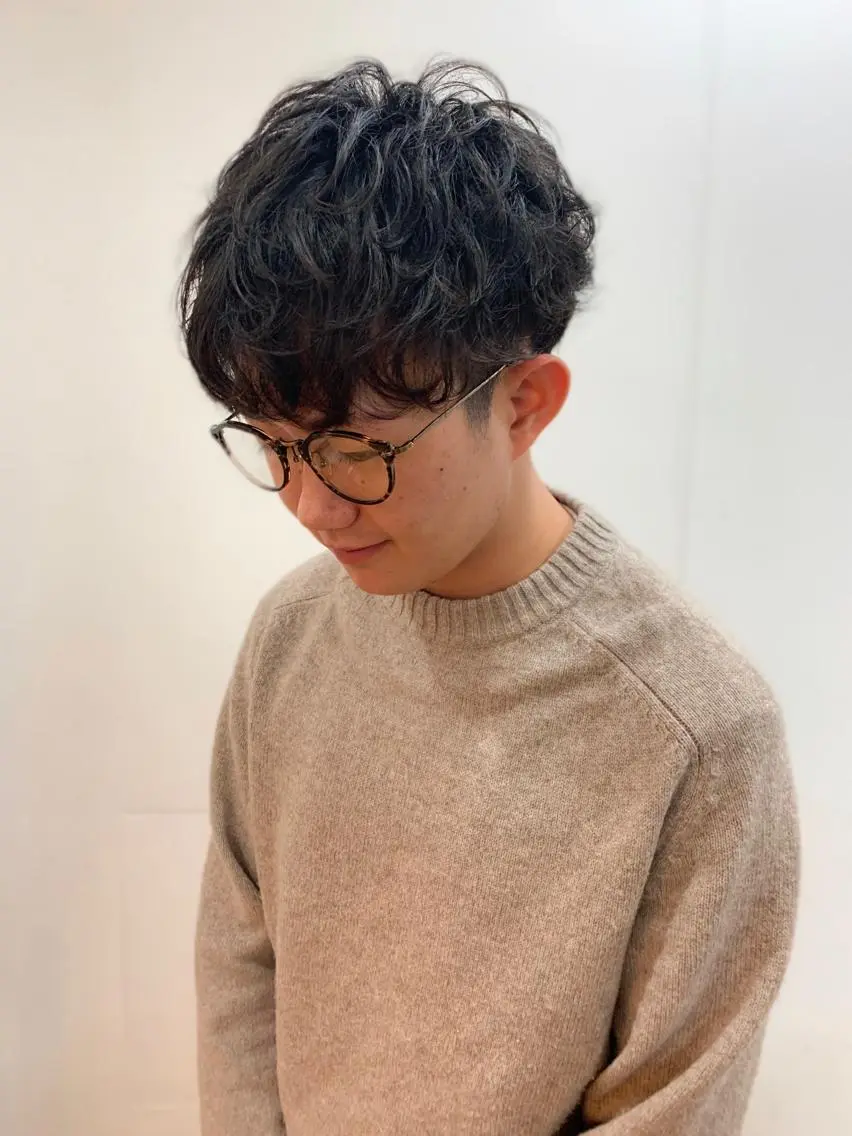 ショート パーマ ヘアアレンジ メンズ メンズスタイル ly本厚木のヘアスタイル
