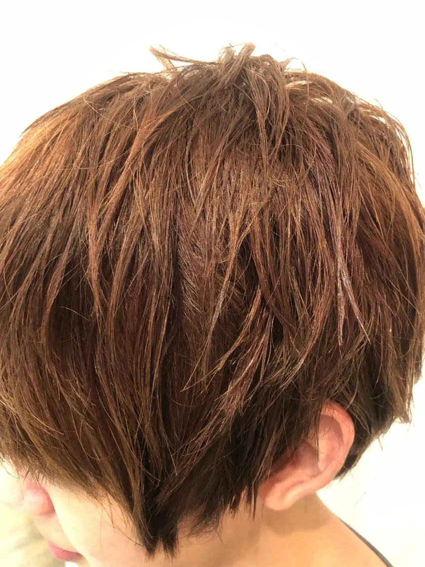 カラー メンズ メンズブリーチ アッシュ ブリーチ 髪質改善/艶髪 永山のヘアスタイル