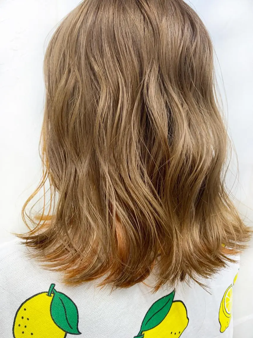 ミディアム 初めてでも失敗しない 透明感カラー Miiのヘアスタイル