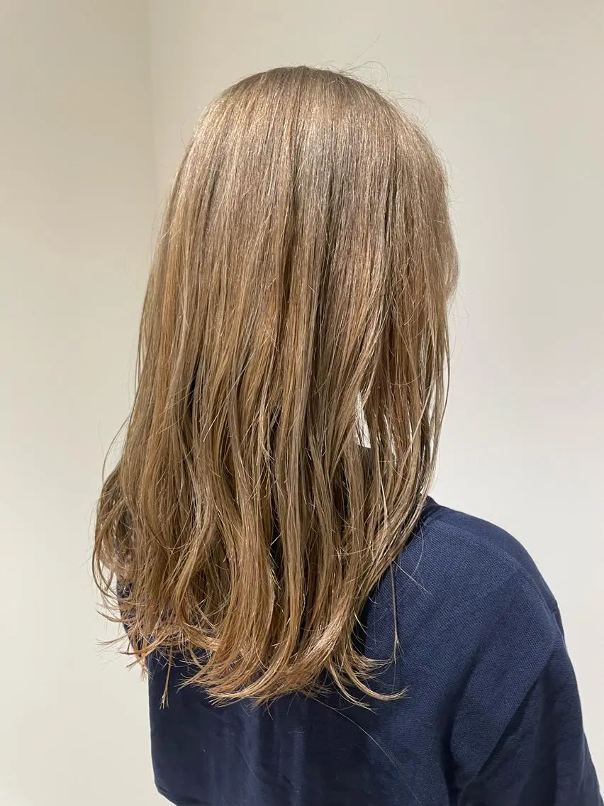 ロング カラー ヘアアレンジ ブロンド 🌟髪質改善 平本雄大🌟のヘアスタイル