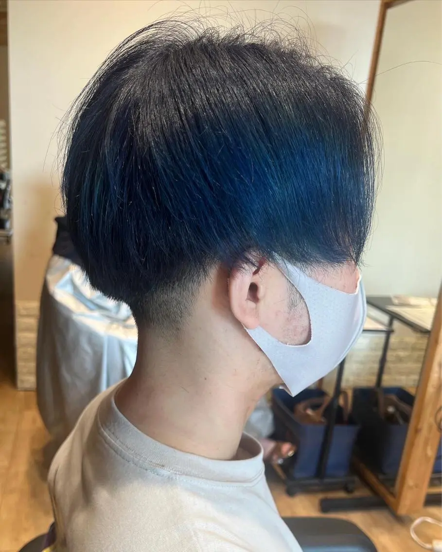 カラー メンズ カット ヘアカラー 大久保 隆蔵のヘアスタイル