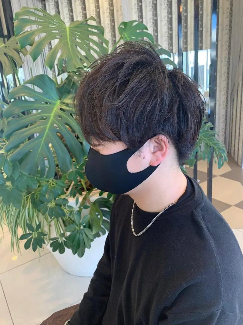 カラー メンズ カット 上村 菜月のヘアスタイル