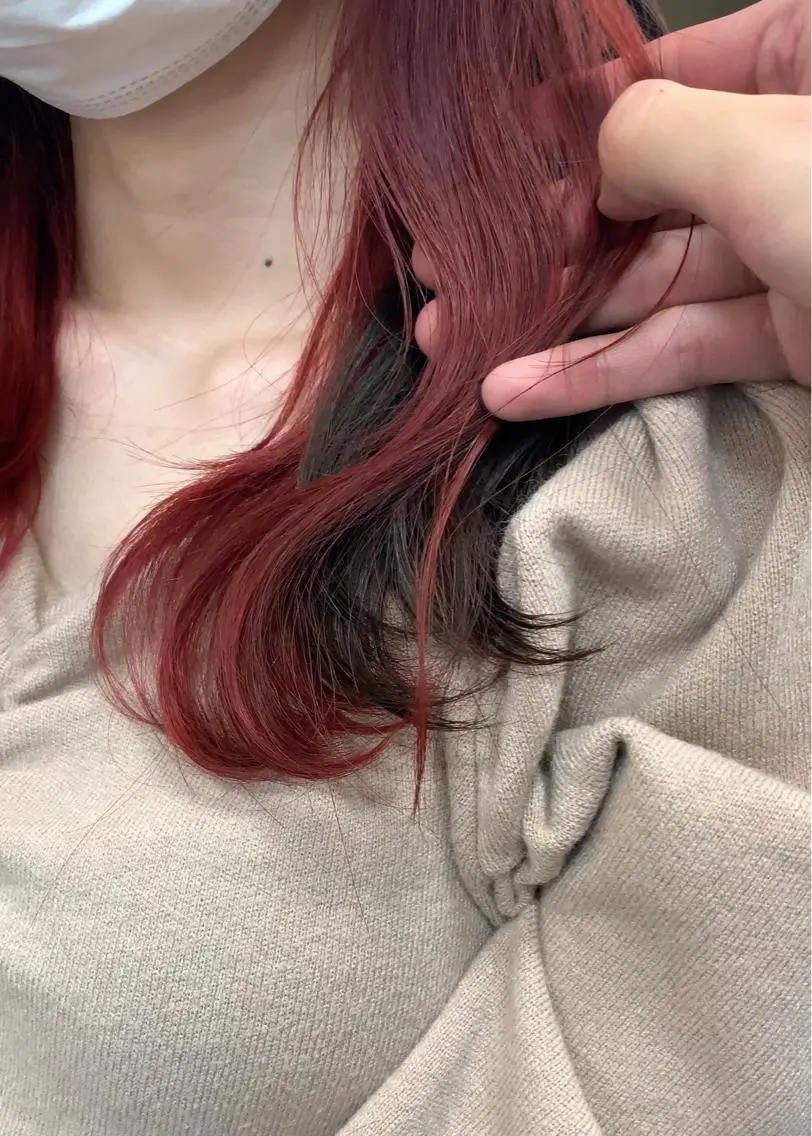 セミロング カラー ヘアカラー トリートメント 矢野 晃平のヘアスタイル
