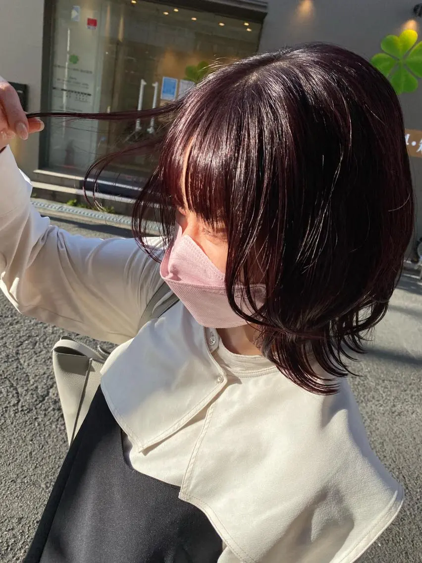 ショート カラー ブリーチ タニ アカリのヘアスタイル