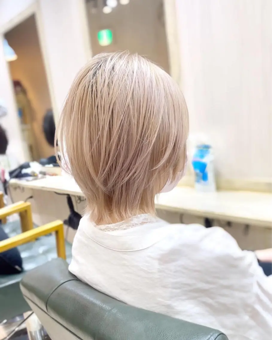 ミディアム 坂 直樹のヘアスタイル