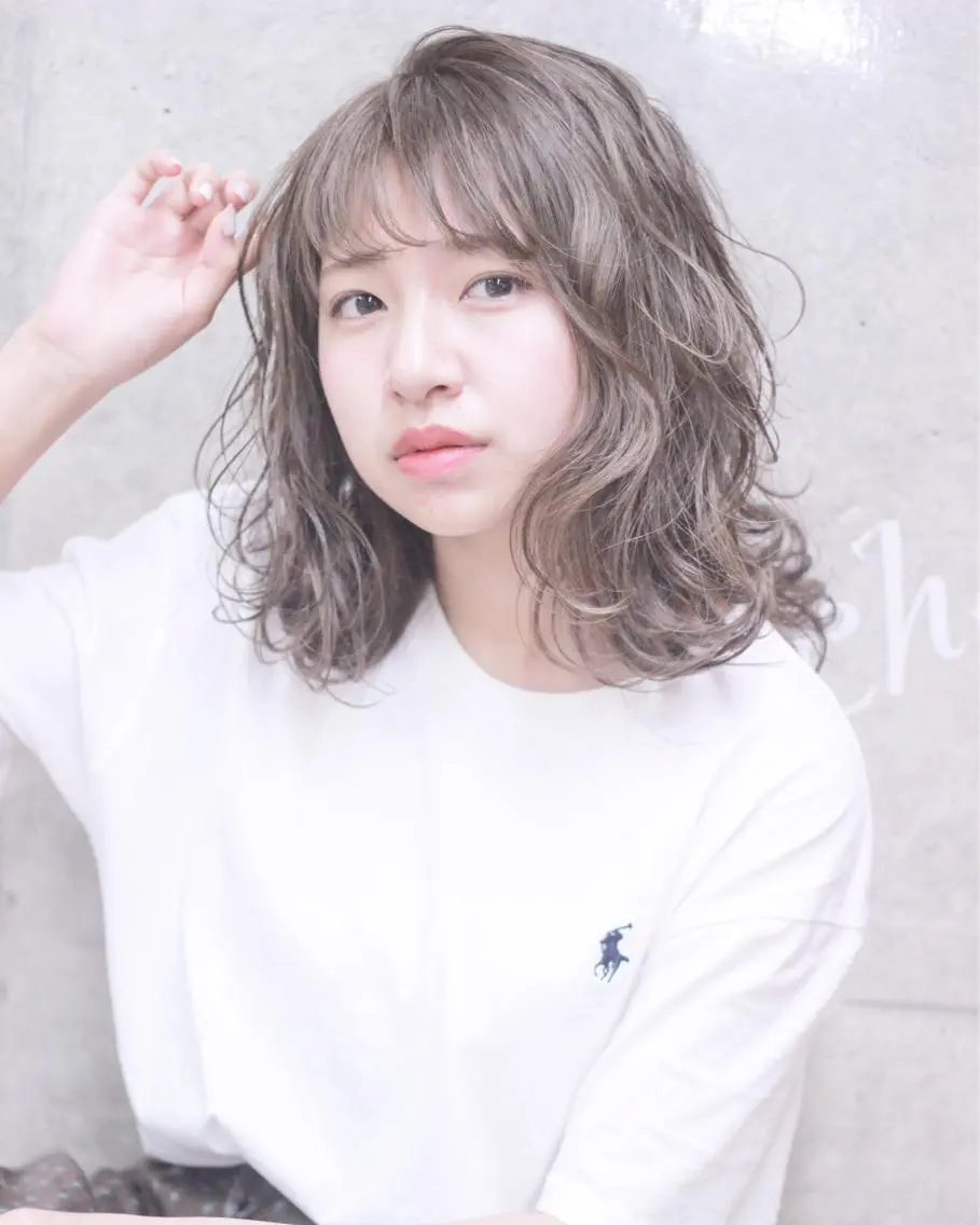 ミディアム カラー 外国人風カラー 及川 光のヘアスタイル