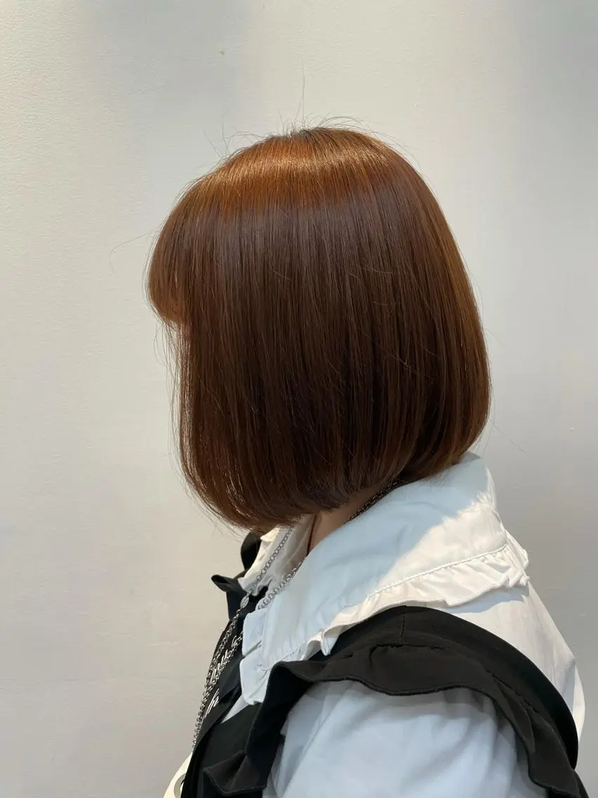 ミディアム ボブ 岩戸 新のヘアスタイル