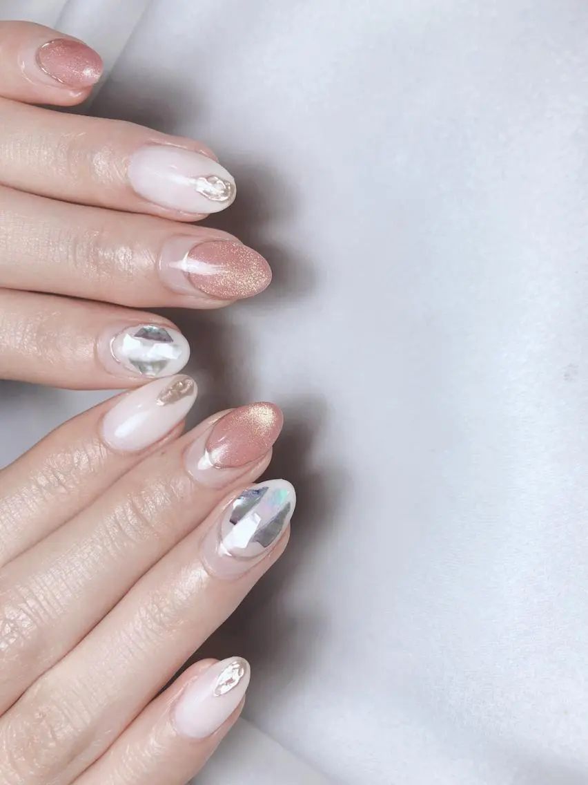 ネイル マグネットネイル ハンドネイル saki_ nail heronのネイルデザイン