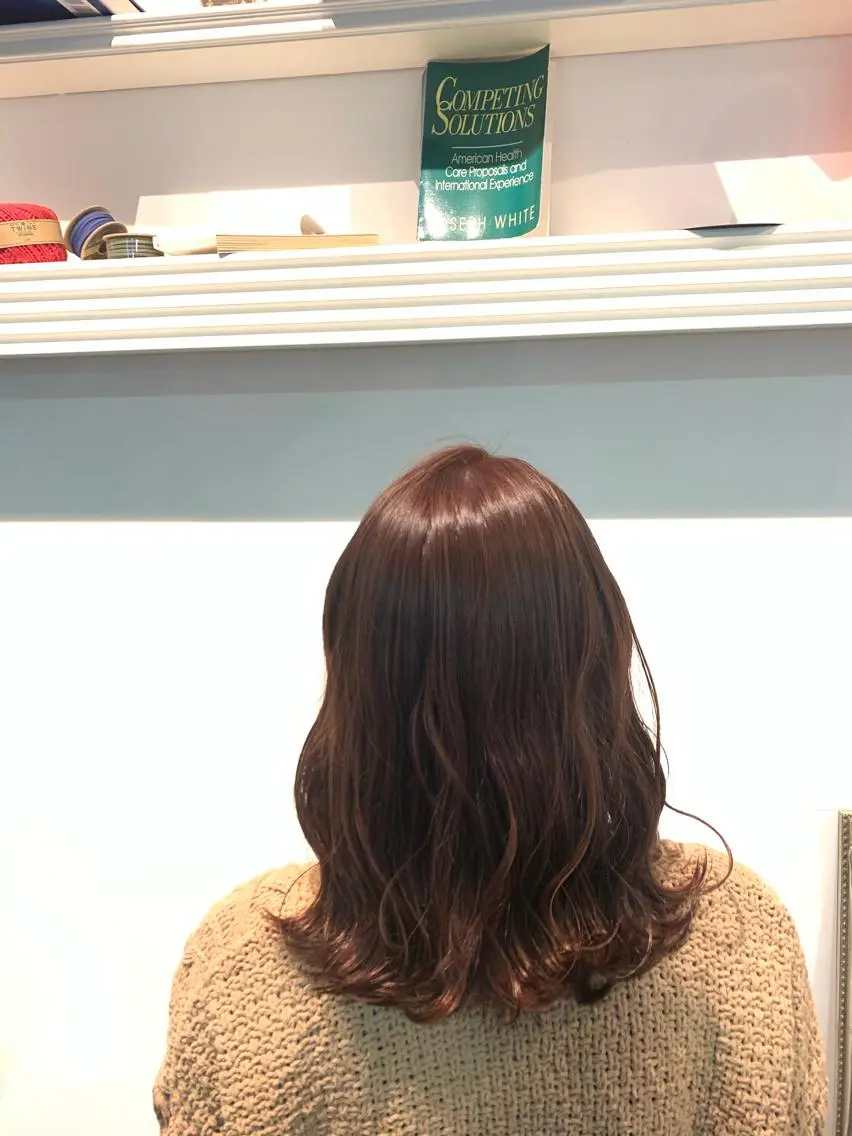 セミロング カット ヘアカラー トリートメント ヘッドスパ ヘアセット 大宮/山口 竣也のヘアスタイル