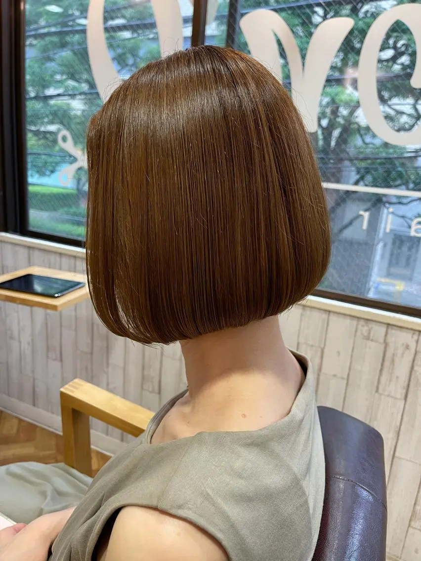 ショート カラー 髪質改善&艶カラー Zina💋池袋のヘアスタイル