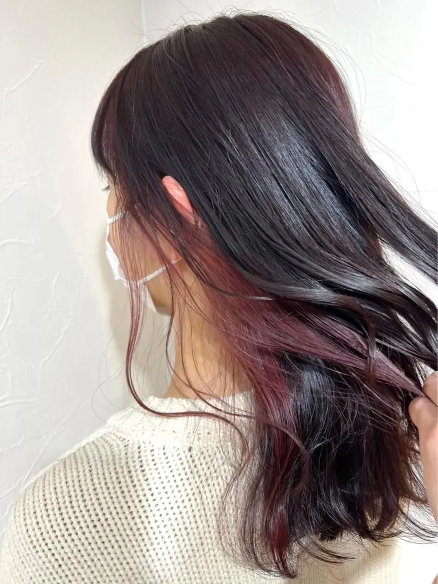 ミディアム カラー メンズ FUKUSHIMAのヘアスタイル