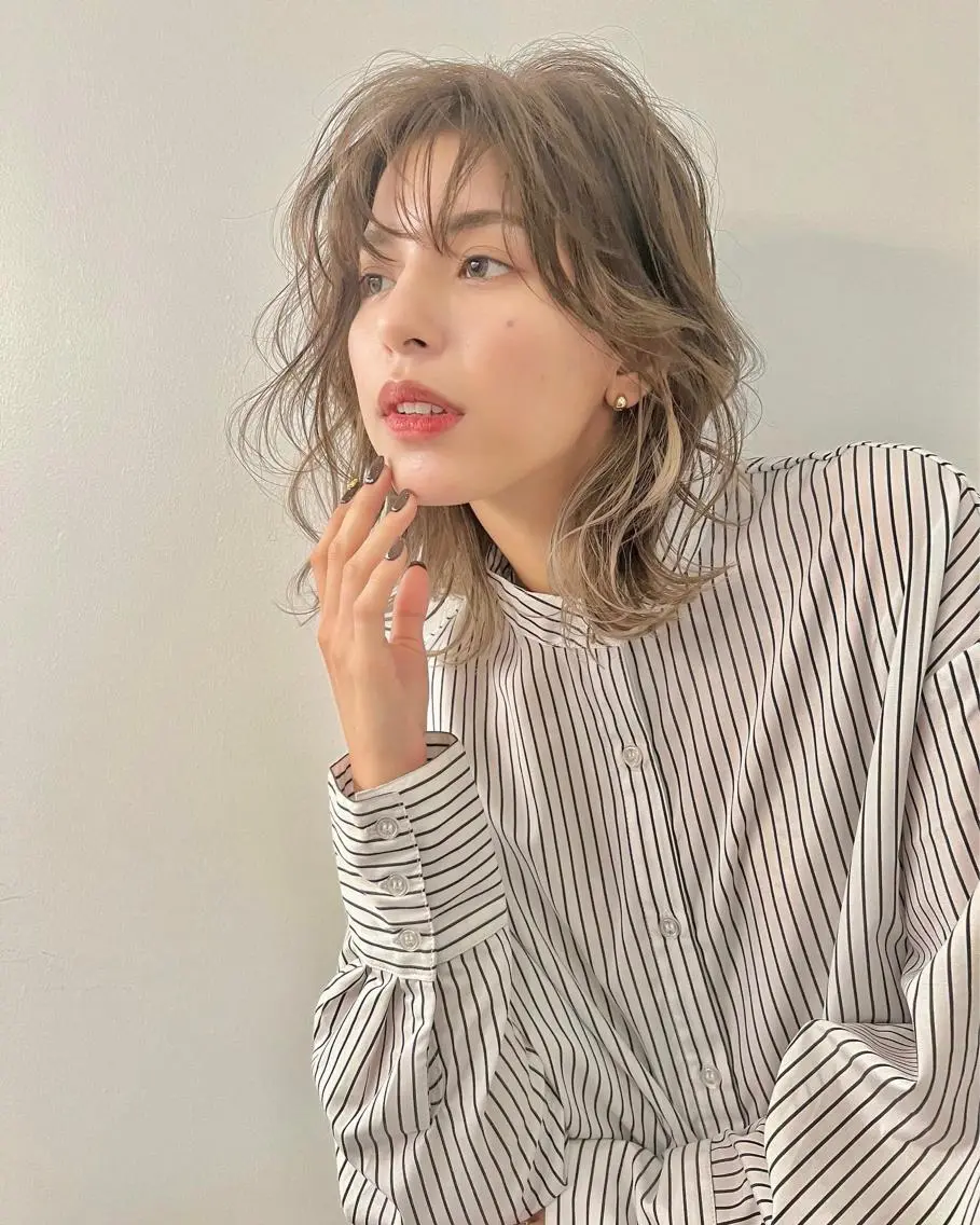 ミディアム 藤本 祥実のヘアスタイル